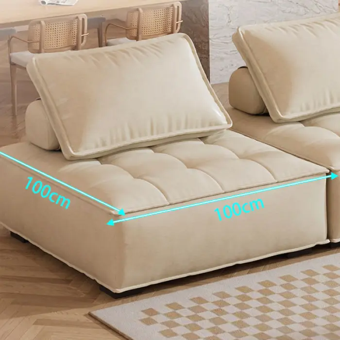 New Arrival Modern Sectional Sofa Living Room Furniture l Shaped Corner Modular Couches Sectional Sofa — image 7