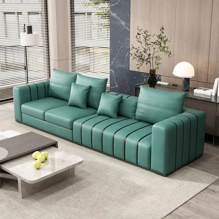 Italian Furniture Luxury Sofa 2024 Bedroom Set Couches Modern Sofa 1 Set Nordic Minimalist Sofa for the Living Room — image 6