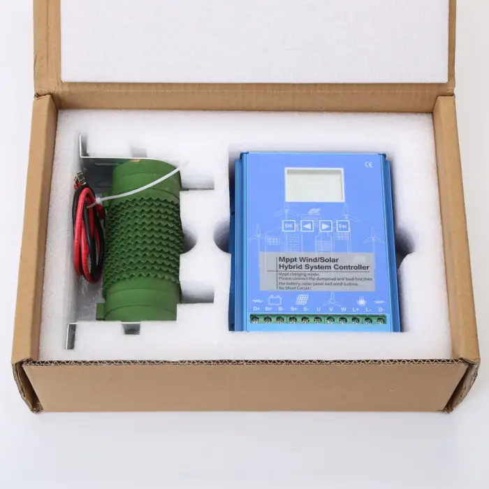 Made in China Mppt Charge Controller 1000W 12V 24V 48V 2KW Wind Solar Hybrid With Dump Load Regulator 3kw — image 4