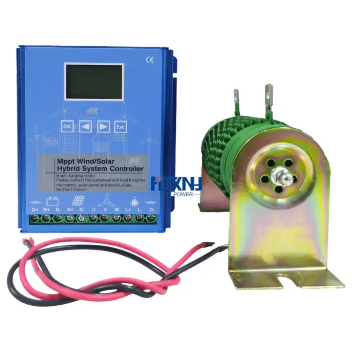 Made in China Mppt Charge Controller 1000W 12V 24V 48V 2KW Wind Solar Hybrid With Dump Load Regulator 3kw — image 7