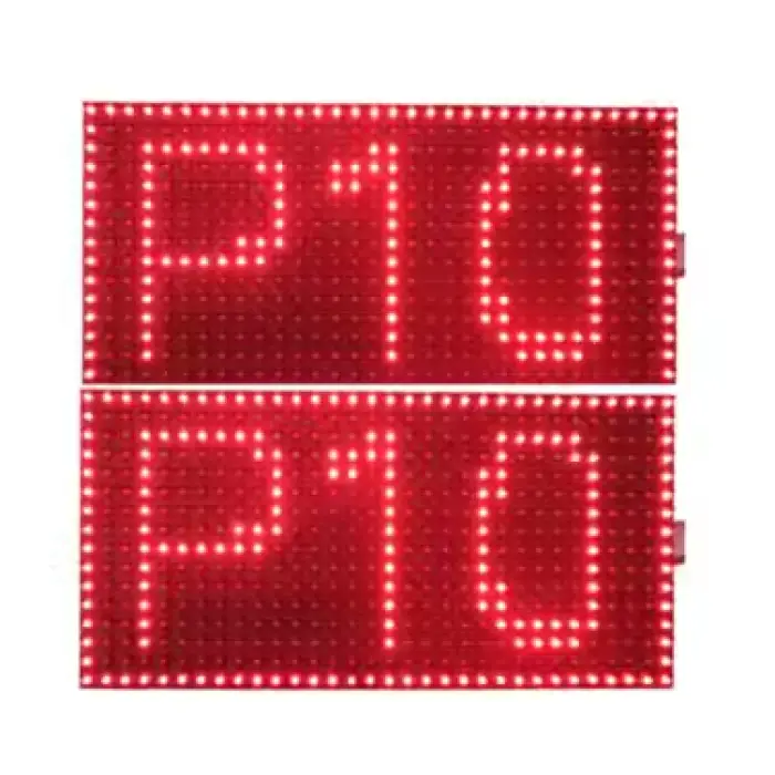 RGX DIP 320*160mm LED Panel Red Word Message Board Parking Lot Information Alert Outdoor Scrolling Single Red Color LED Display — image 4