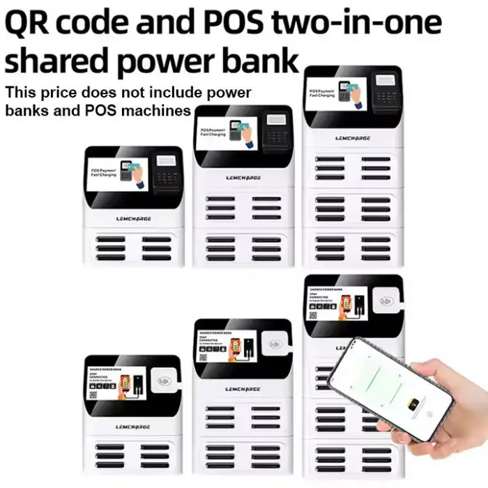 Rental Phone Charger 6/8/12 Slots Powerbank Sharing Station Commercial Cell Phone Charging Station Power Bank Automat — image 3