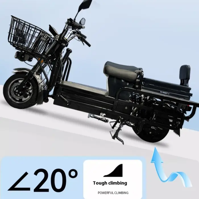 High Power Customizable Electric Tricycle Large Flat Pedal Open Body for Pulling Goods Durable Battery Car Reputed Manufacturer — image 2