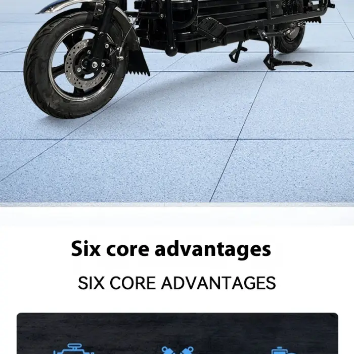 High Power Customizable Electric Tricycle Large Flat Pedal Open Body for Pulling Goods Durable Battery Car Reputed Manufacturer — image 6