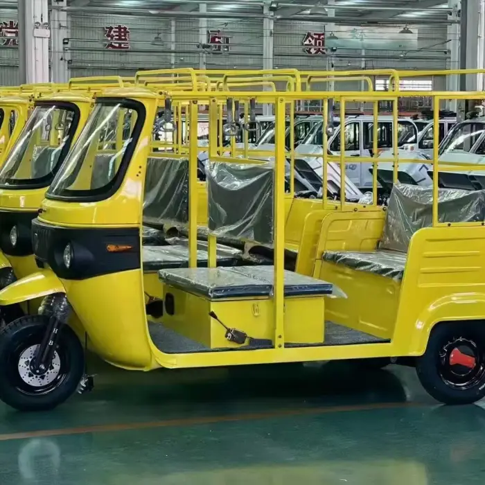 2024 New Arrival 5-Seat Passenger Tricycle Taxi Tuk Tuk Bajaj Adult Tricycle 3 Wheel Ev Rickshaw — image 5
