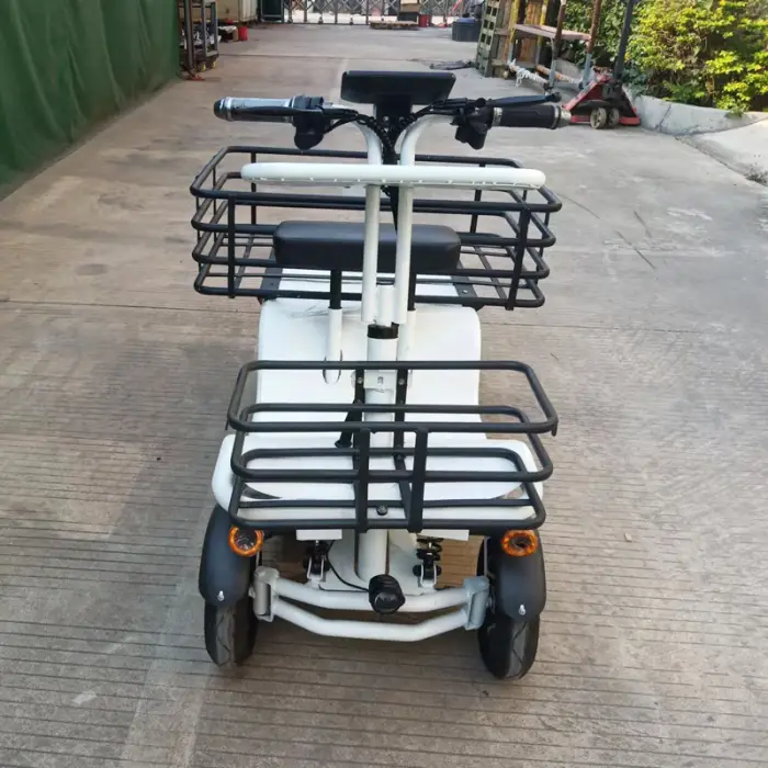 48V 1000W Mobility 4 Wheel Electric Cargo Bike 4 Wheel High Speed Electric Cargo Tricycles — image 4