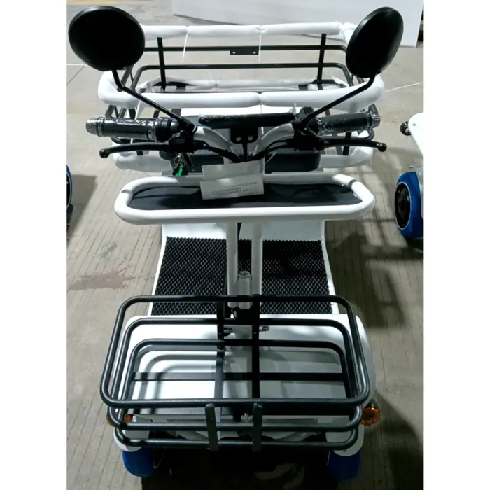 48V 1000W Mobility 4 Wheel Electric Cargo Bike 4 Wheel High Speed Electric Cargo Tricycles — image 7