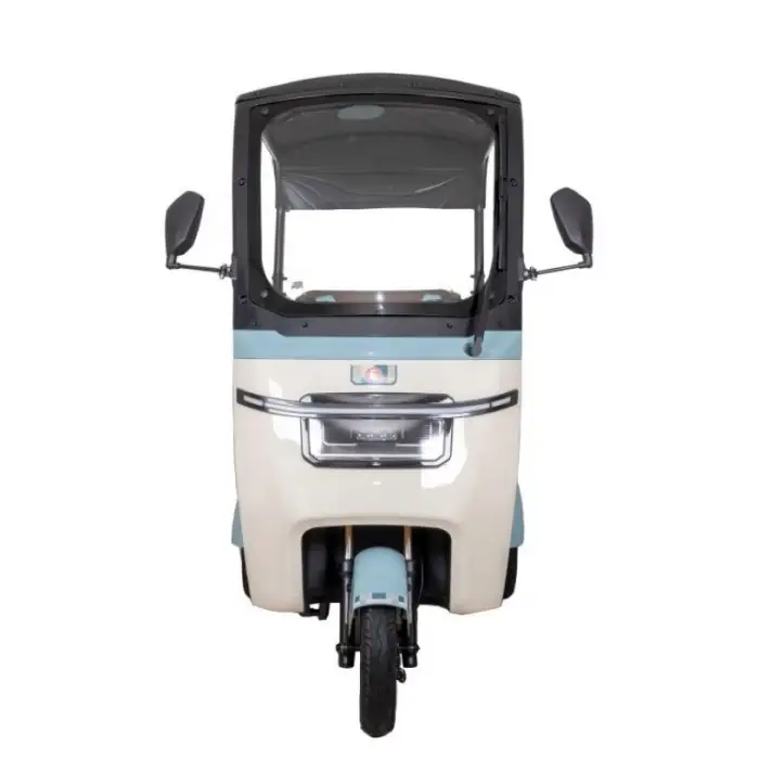 Passenger Small Trike New Style Leisure Tricycle with Cover in China Factory Direct Sale 3 Wheel ELectric Tricycle — image 5
