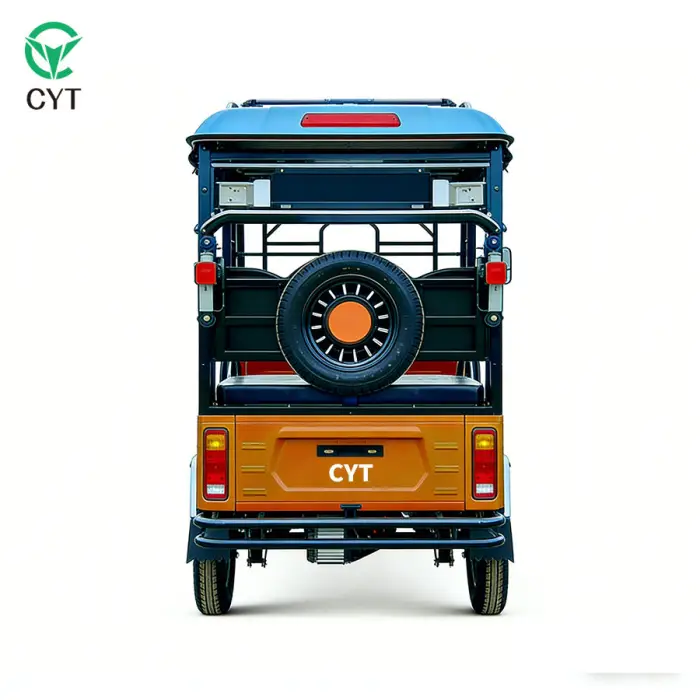 Factory Price Electric Tuk Tuk Bajaj Type Passenger Rickshaw 3 Wheel Electric Tricycle for Sale — image 3