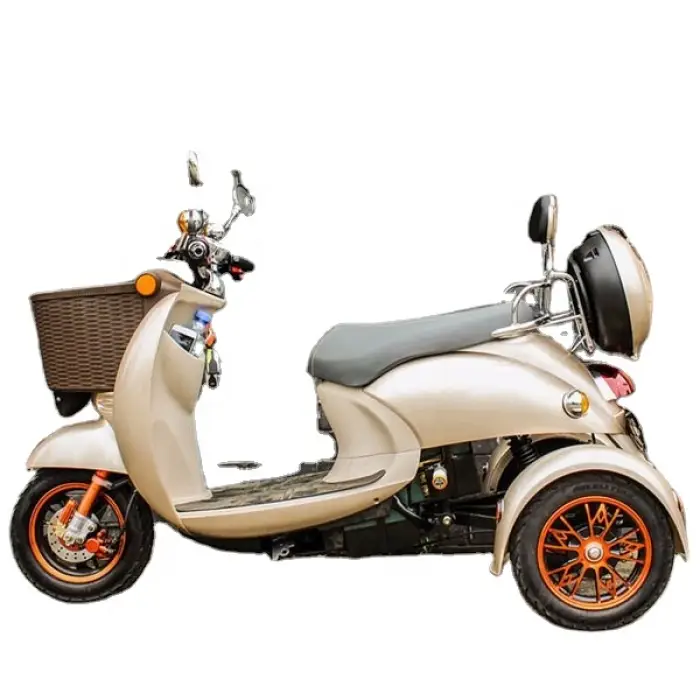 High Quality 3 Wheels Electric Tricycles Adult 48V20ah Lead Acid 800w Tricycle — image 2