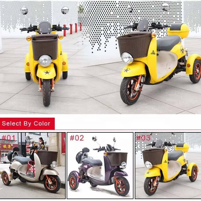 High Quality 3 Wheels Electric Tricycles Adult 48V20ah Lead Acid 800w Tricycle — image 6