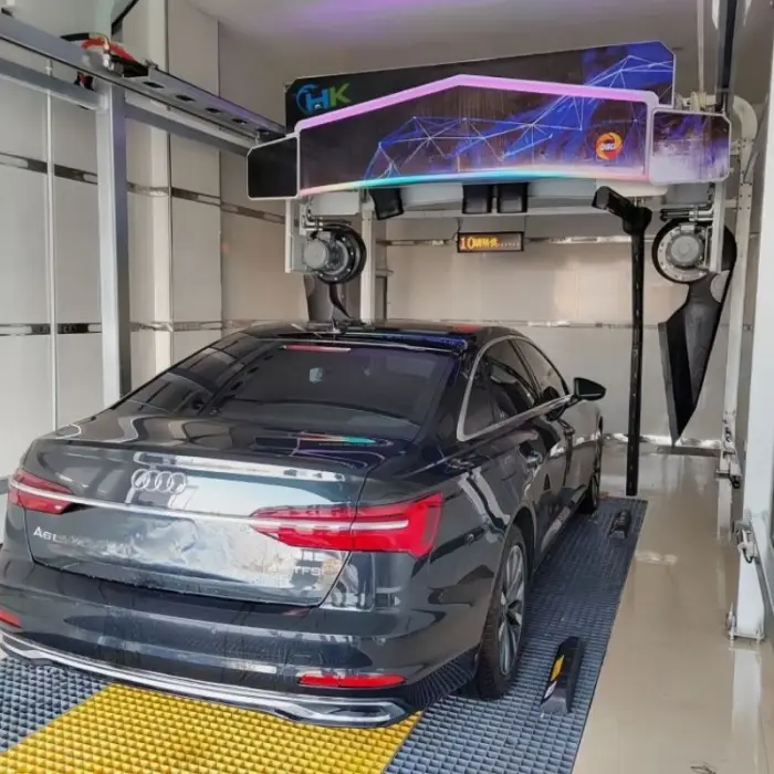 High Quality PLC Control CE Certificate Automatic Touchless Carwash Car Wash Equipment for Agency — image 4