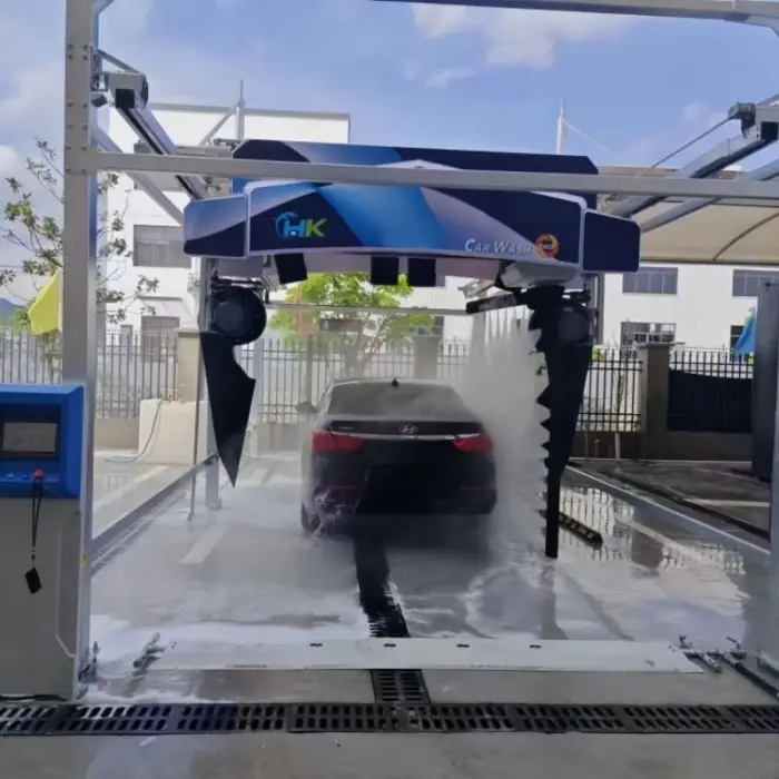 High Quality PLC Control CE Certificate Automatic Touchless Carwash Car Wash Equipment for Agency — image 6