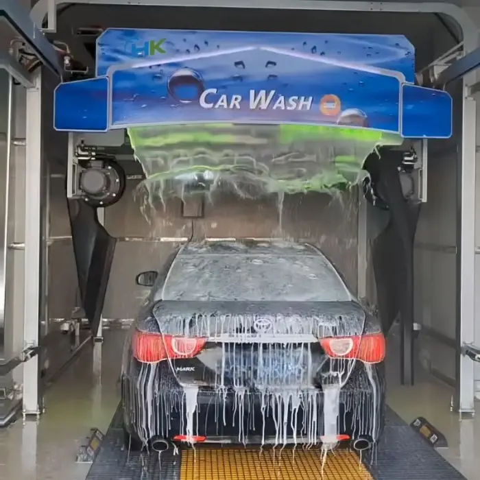 High Quality PLC Control CE Certificate Automatic Touchless Carwash Car Wash Equipment for Agency — image 7