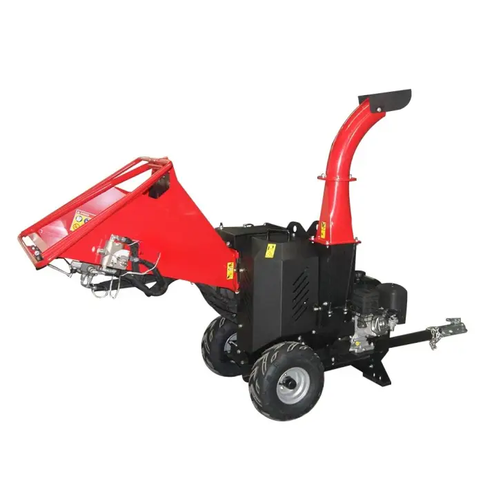 Customized Forestry Machinery 15hp Wood Chipper with Hydraulic Feed — image 4