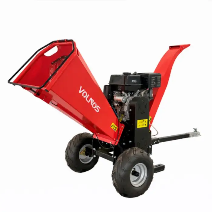 Customized Portable Chipper 100mm Branch Chipper Household Petrol Wood Shredder Cutting Capacity Crusher Farm Mulcher C — image 3