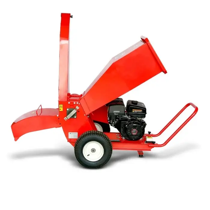 Customized Portable Chipper 100mm Branch Chipper Household Petrol Wood Shredder Cutting Capacity Crusher Farm Mulcher C — image 5