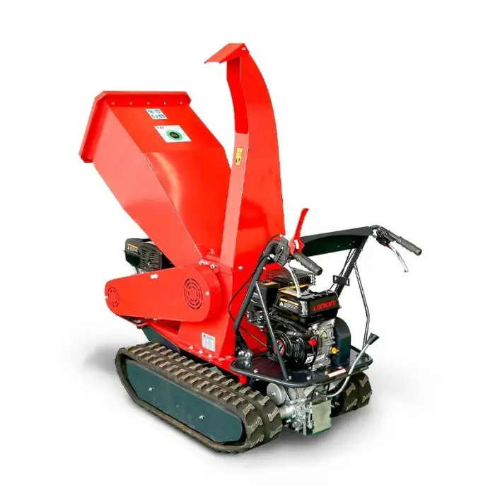 Customized Portable Chipper 100mm Branch Chipper Household Petrol Wood Shredder Cutting Capacity Crusher Farm Mulcher C — image 7