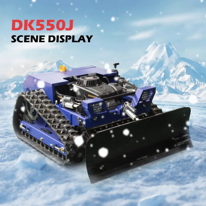 Customized 2-in-1 robot Lawn Mower and Snow Sweeper Machine, Multi-Function Garden and Driveway Cleaner for All Seasons Use home — image 4
