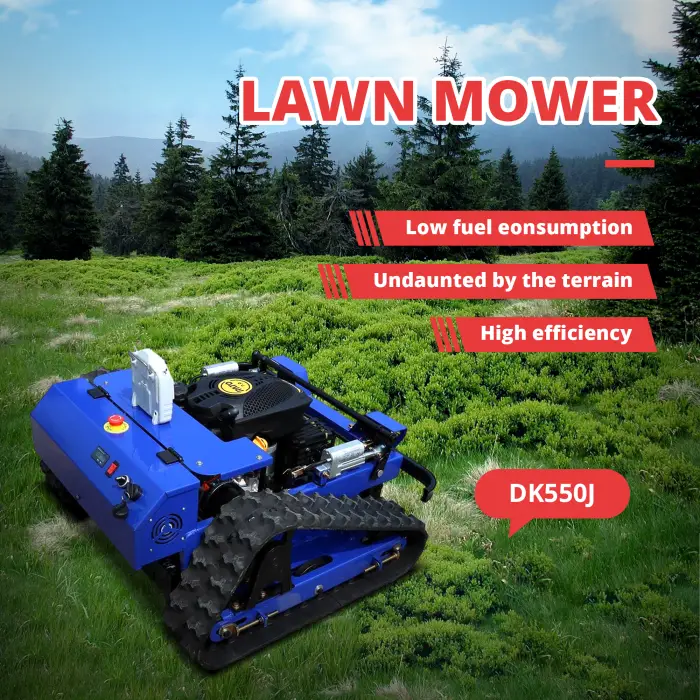 Customized 550mm Remote Control Lawn Mower robot Brush Cutter for Slopes Hills Weeds Pasture Orchard Grass Cutting Machine Robot — image 5