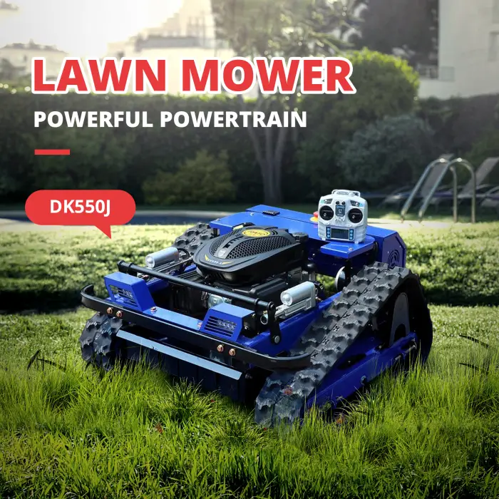Customized Remote Controlled Household Lawn Mower With Four Stroke Track Mower In Stock In United States And Europe — image 3