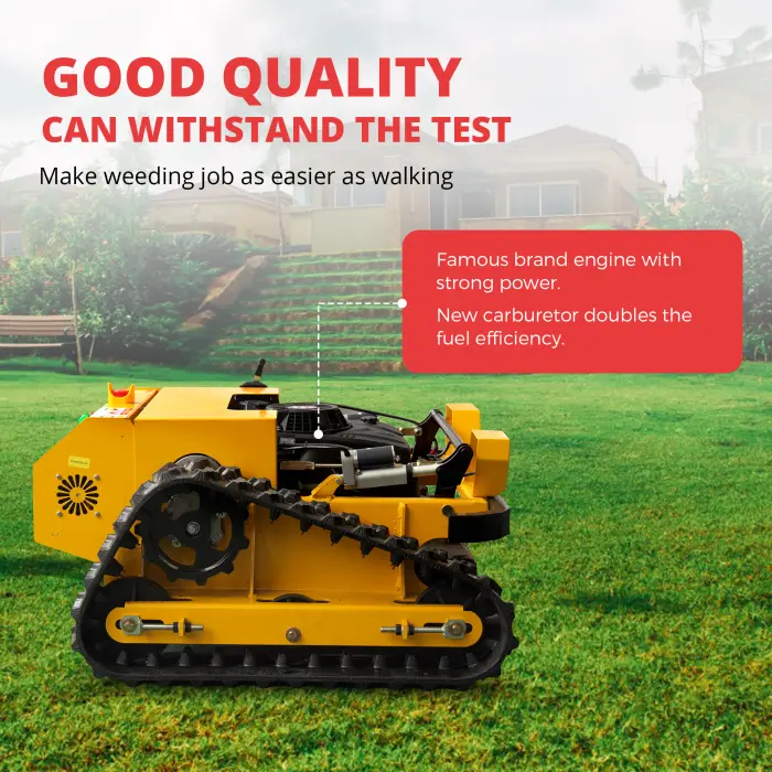Customized Remote Controlled Household Lawn Mower With Four Stroke Track Mower In Stock In United States And Europe — image 5