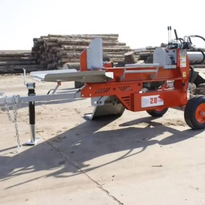 Customized Heavy Duty Hydraulic Log Splitter, Electric Wood Splitter Machine for Firewood Cutting, Wood Processing, Home and Far — image 3