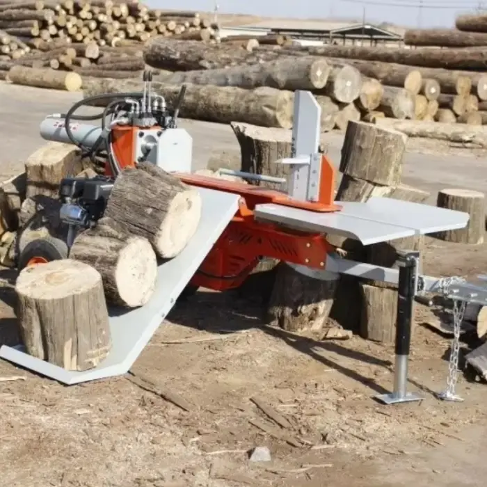 Customized Heavy Duty Hydraulic Log Splitter, Electric Wood Splitter Machine for Firewood Cutting, Wood Processing, Home and Far — image 5