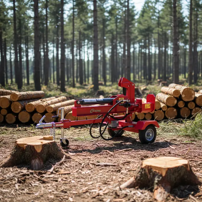 Customized Log Splitter 20ton Heavy Duty Wood Splitter Machine Horizontal Vertical Firewood Splitter CE EPA — image 3