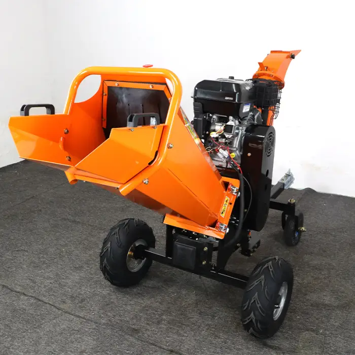 Customized Wood Chipper 19.5HP Wood Crusher High-yield Tree Chipper Processor Forestry Machinery — image 4