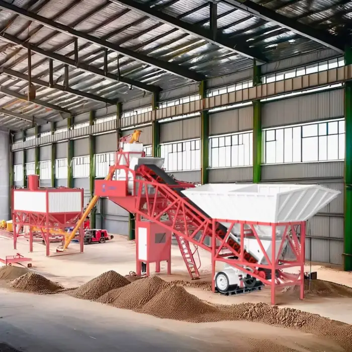 Mobile Wet Concrete Production Line Small Portable Batch Mix Plant All-Terrain Mobility High Capacity Construction Use Hot Deal — image 4