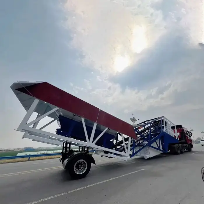 Mobile Wet Concrete Production Line Small Portable Batch Mix Plant All-Terrain Mobility High Capacity Construction Use Hot Deal — image 6