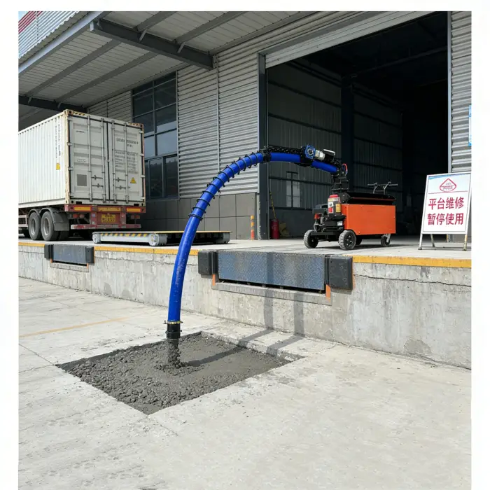 Secondary Structure Concrete Pump Engine Vertical Column Feeder Fine Aggregate Cement Transportation Arm Screw Pump — image 3