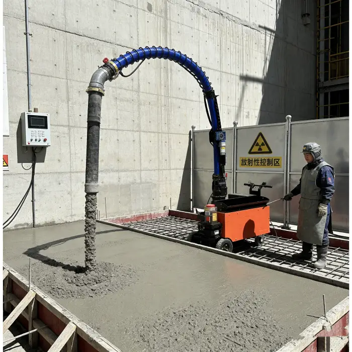 Secondary Structure Concrete Pump Engine Vertical Column Feeder Fine Aggregate Cement Transportation Arm Screw Pump — image 6