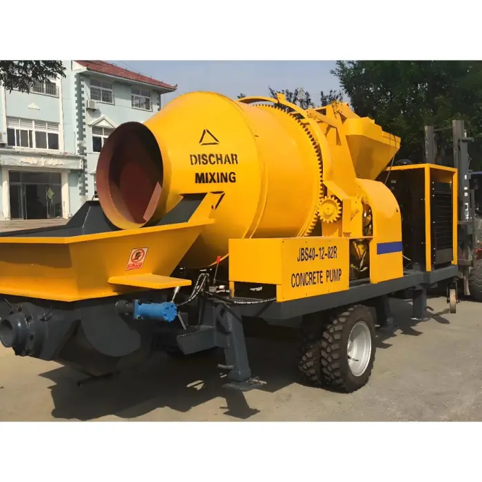 25M³/H Mini Concrete Mixer Pump Diesel Portable Concrete Conveying Pump High Efficiency Reliable Solution for Construction — image 5