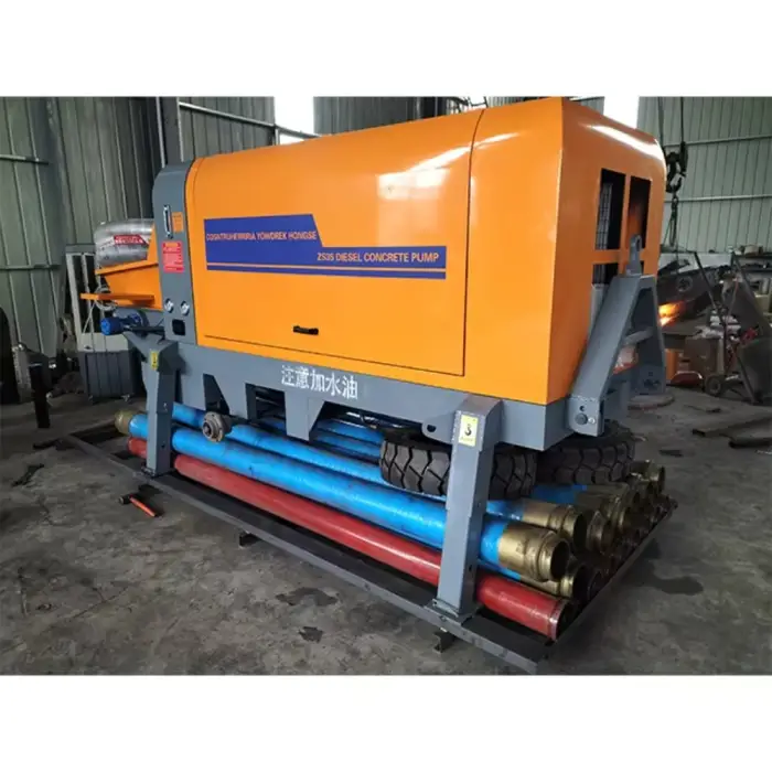 Concrete Mixer Pump 30 M³/H Capacity Electric Diesel Power Construction Machine Portable Cement Mixing Pumping Equipment — image 4