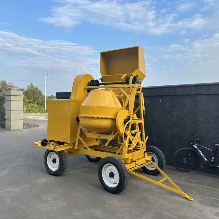 Small Concrete Mixer Machines Factory Direct Sales New 350L 500L Diesel Electric Cement Concrete Mixers — image 4