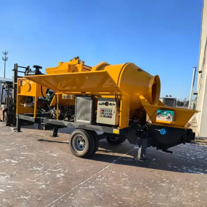 Diesel Concrete Mixer Pump Machine Good Quality Concrete Pumps Heavy Duty Performance Delivery 800m Industrial Use Factory Price — image 5