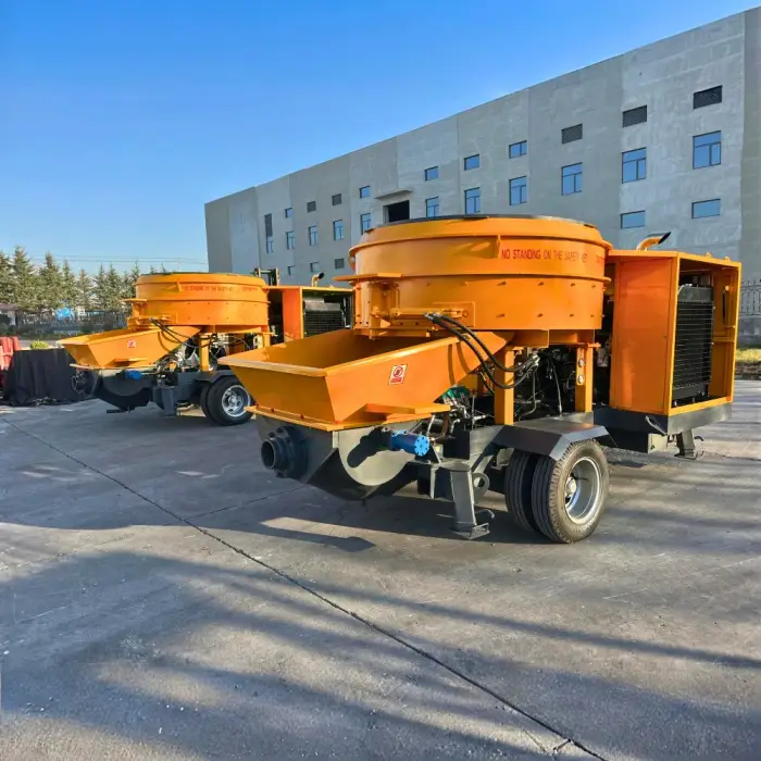 Diesel Concrete Mixer Pump Machine Good Quality Concrete Pumps Heavy Duty Performance Delivery 800m Industrial Use Factory Price — image 6