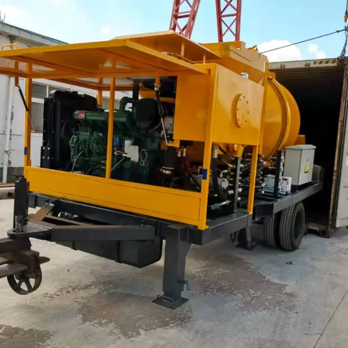 Diesel Concrete Mixer Pump Machine Good Quality Concrete Pumps Heavy Duty Performance Delivery 800m Industrial Use Factory Price — image 7