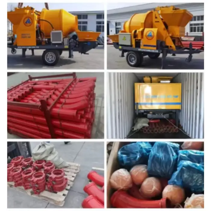 Diesel Concrete Mixer with Pump 30m3/h 50m3/h Integrated Design Heavy Duty Construction High Efficiency Mixing and Pumping — image 3