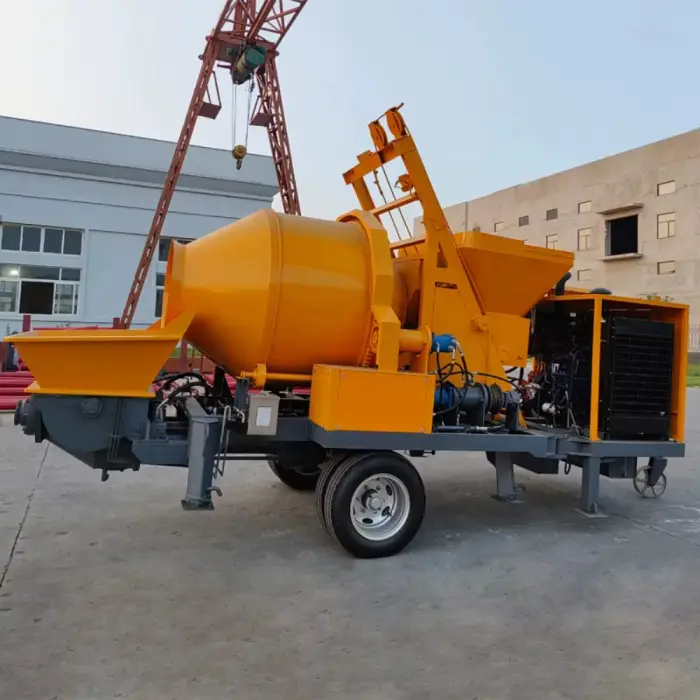 Diesel Concrete Mixer with Pump 30m3/h 50m3/h Integrated Design Heavy Duty Construction High Efficiency Mixing and Pumping — image 5