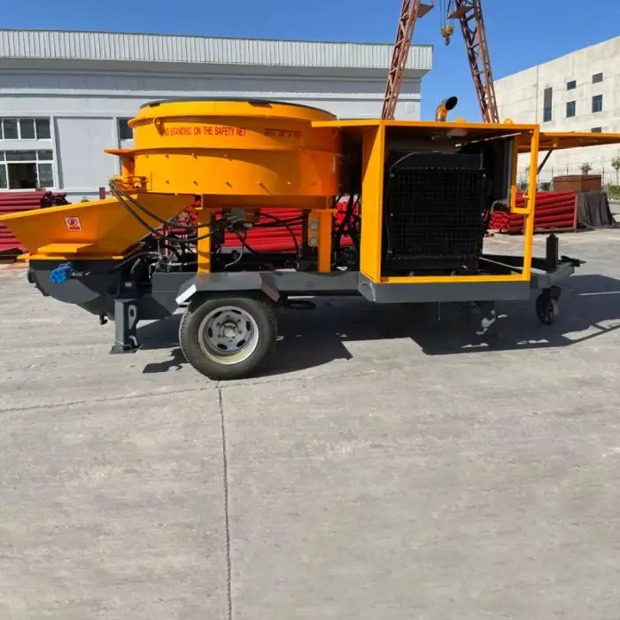 Diesel Concrete Mixer with Pump 30m3/h 50m3/h Integrated Design Heavy Duty Construction High Efficiency Mixing and Pumping — image 6