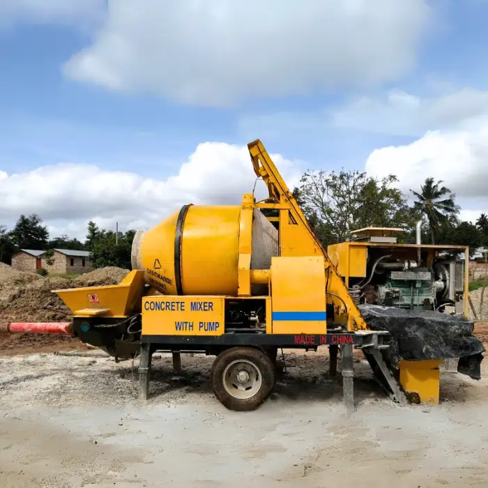 Diesel Concrete Mixer with Pump 30m3/h 50m3/h Integrated Design Heavy Duty Construction High Efficiency Mixing and Pumping — image 8