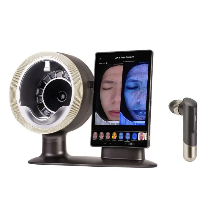 Smart AI 3D Slice Facial Imaging System Android Moisture Assessment for Texture Targeted Face Test EU/US Plug Via WiFi — image 4
