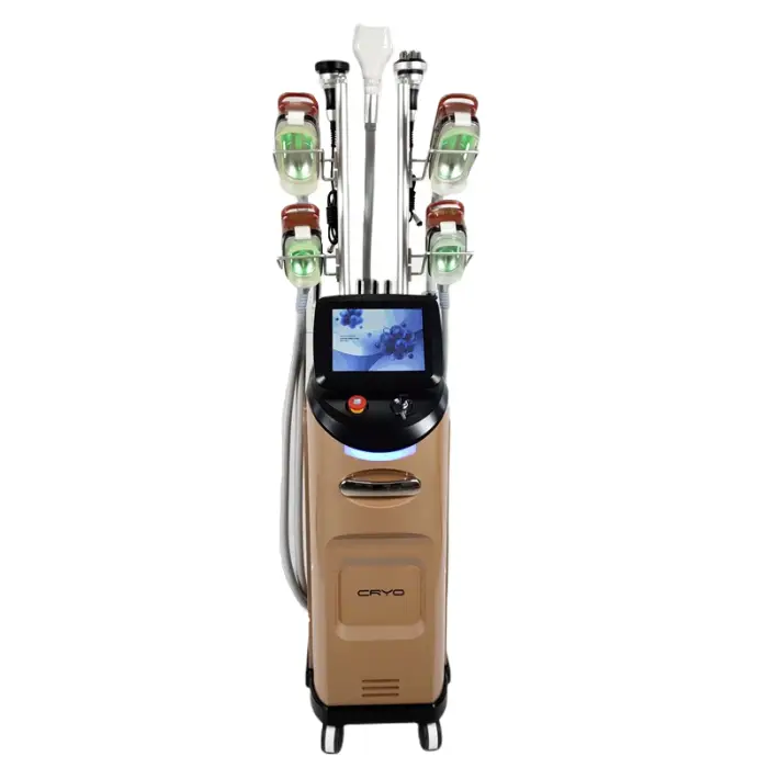 Multifunctional 7 in 1 Vertical Cryolipolysis 360 Cooling Cryo Machine Fat Reduction Double Chin Abdomen — image 4