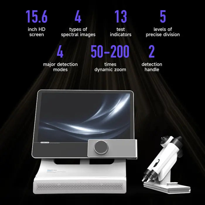 7 in 1 Multifunctional Analyzer Scalp Hair Analysis Loss Treatment Massager 200x Camera Beauty Machine — image 5