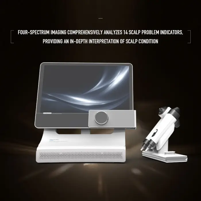 7 in 1 Multifunctional Analyzer Scalp Hair Analysis Loss Treatment Massager 200x Camera Beauty Machine — image 6