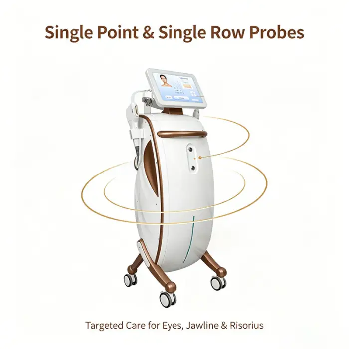 Professional 3IN1 HIFU Anti-Aging Gold Microneedle RF Beauty Machine Targeted for Eye Area with UK Plugs — image 6