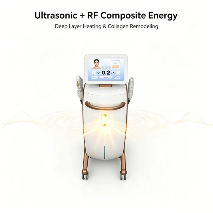 Professional 3IN1 HIFU Anti-Aging Gold Microneedle RF Beauty Machine Targeted for Eye Area with UK Plugs — image 7